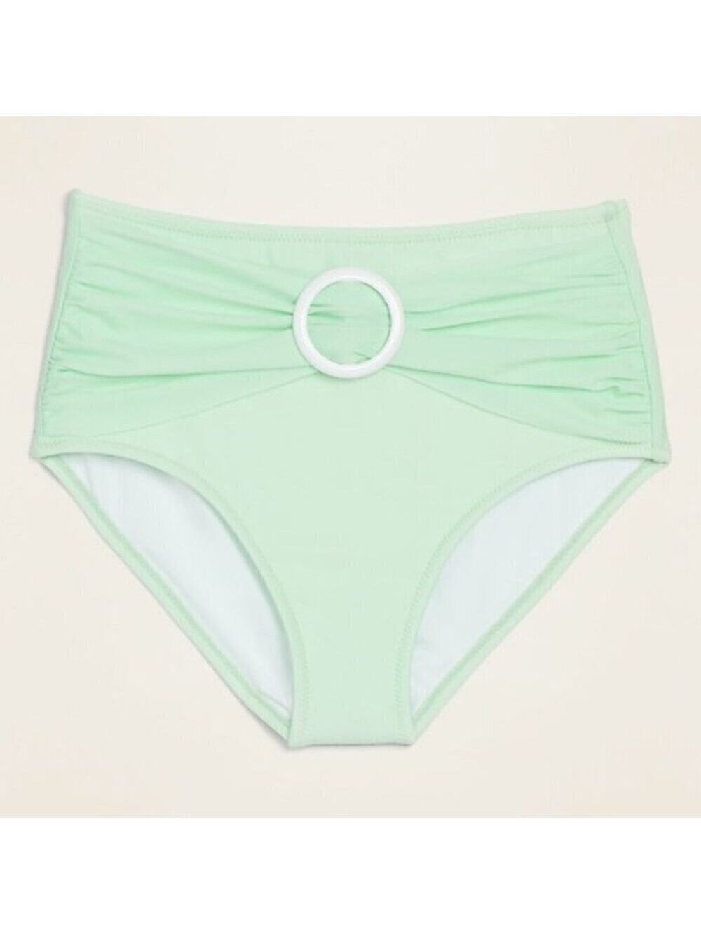 NEW Old Navy Mint High-Waisted Belted O-Ring Swim Bottoms Size XS